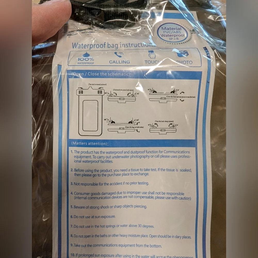 Phone waterproof bag